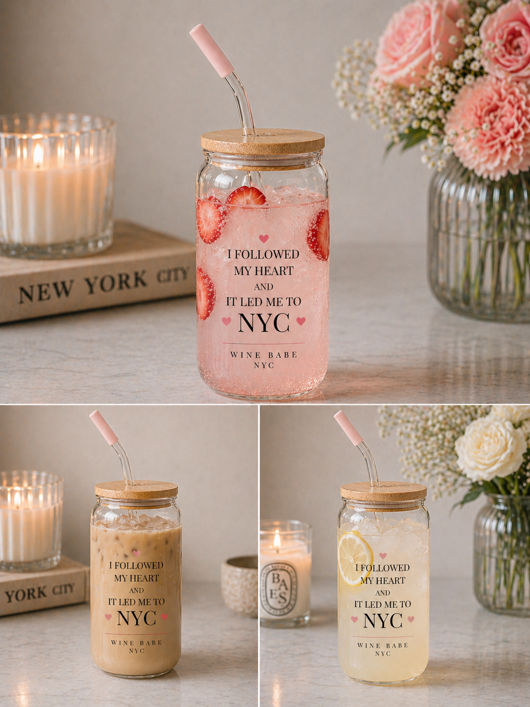 The Sip and Go Engraved Glass