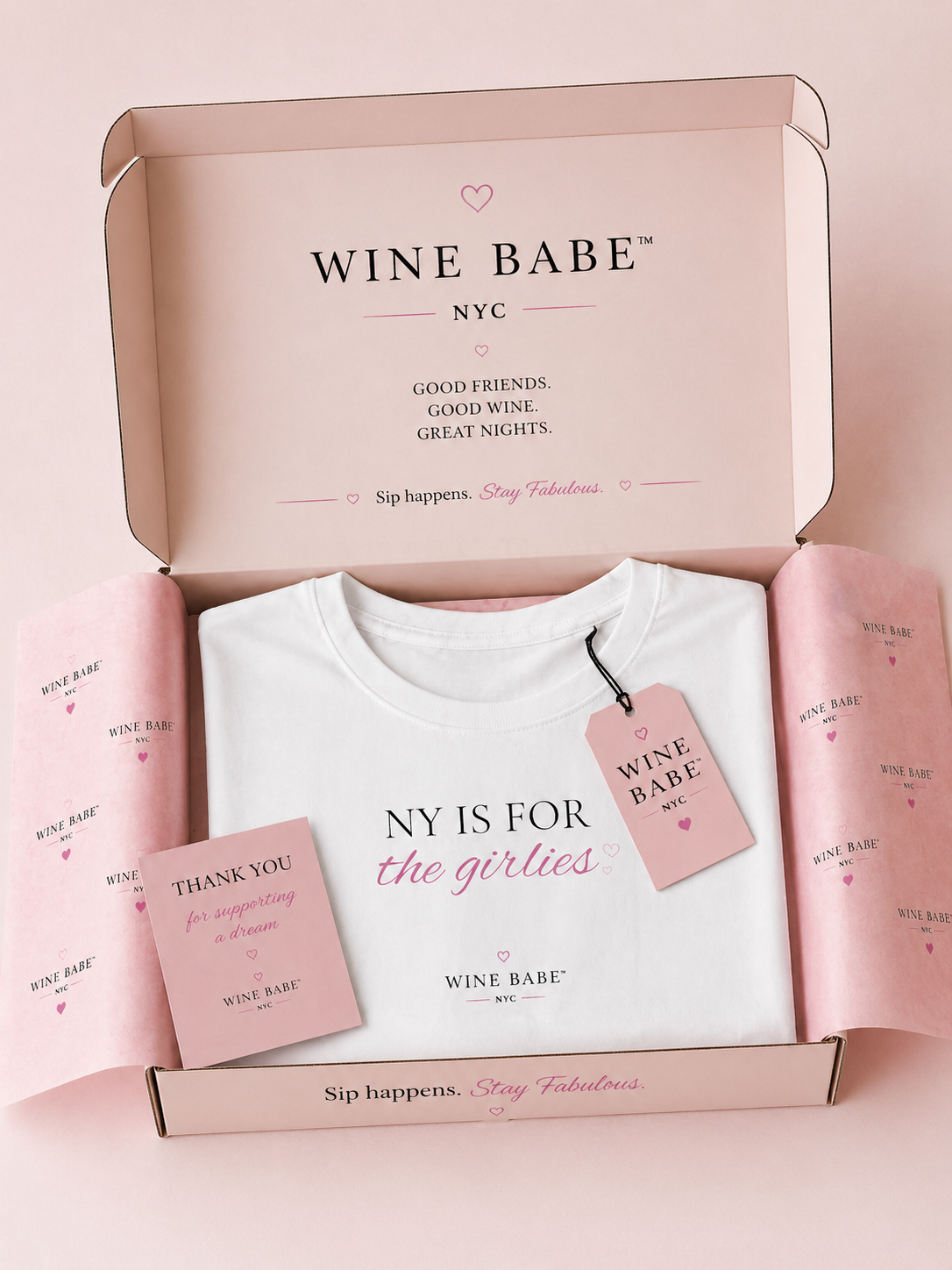 NY Is For the Girlies Cropped Baby Tee