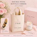 With Love & Thanks Wine Tote