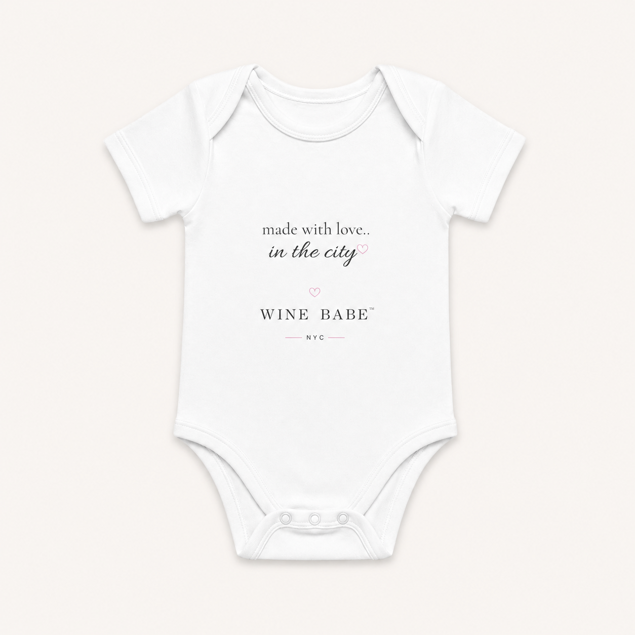 Made With Love… In The City Onesie (Organic)