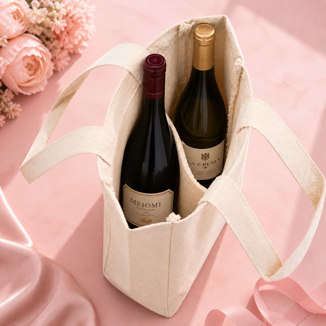 NYC Double Wine Tote Bag