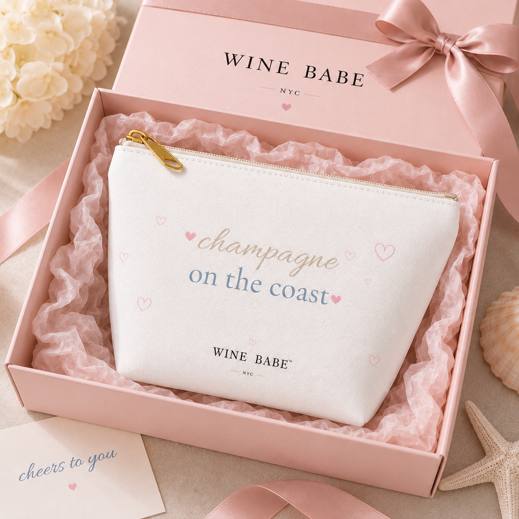 Champagne on the Coast Pouch