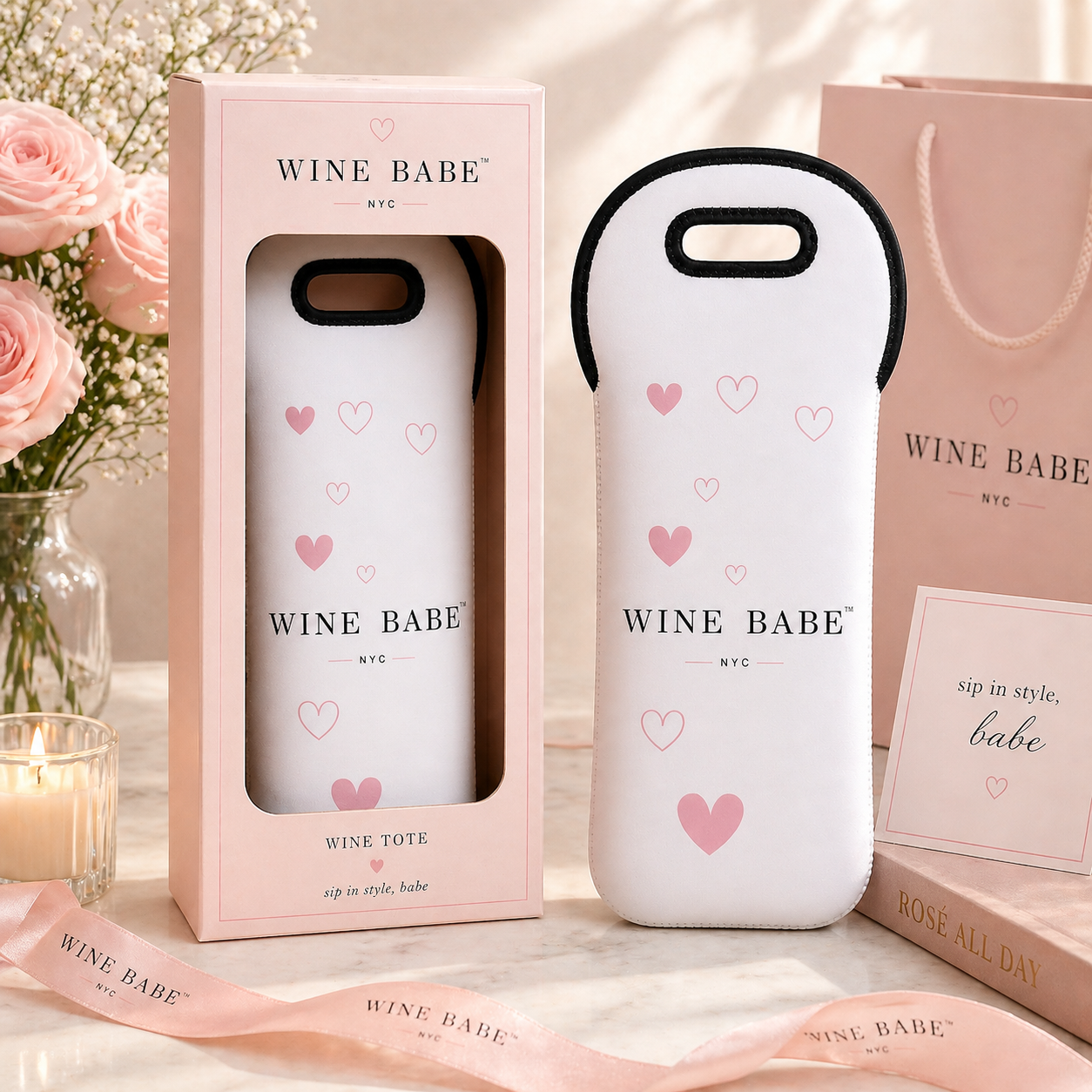 Wine Babe NYC Wine Bag